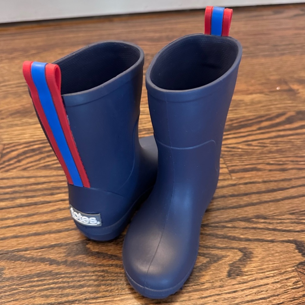 Totes Kids Charley Blue Rain Boots - Size 5/6